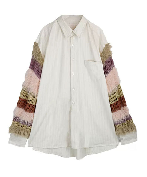 Knit Sleeve Blouse